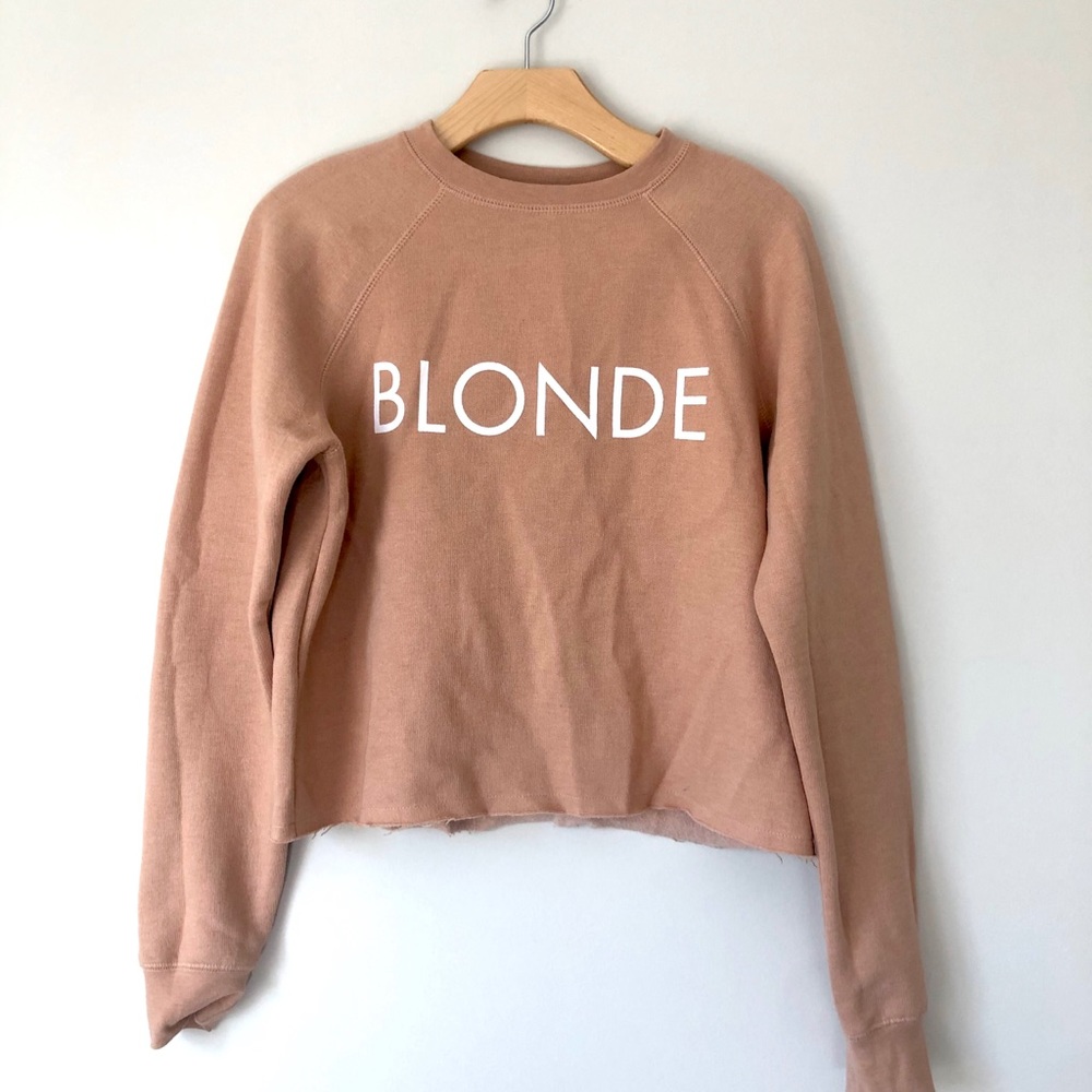 Blonde sweater